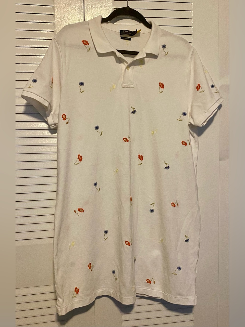 Polo Ralph Lauren Women’s Allover Embroidered Floral Polo Dress